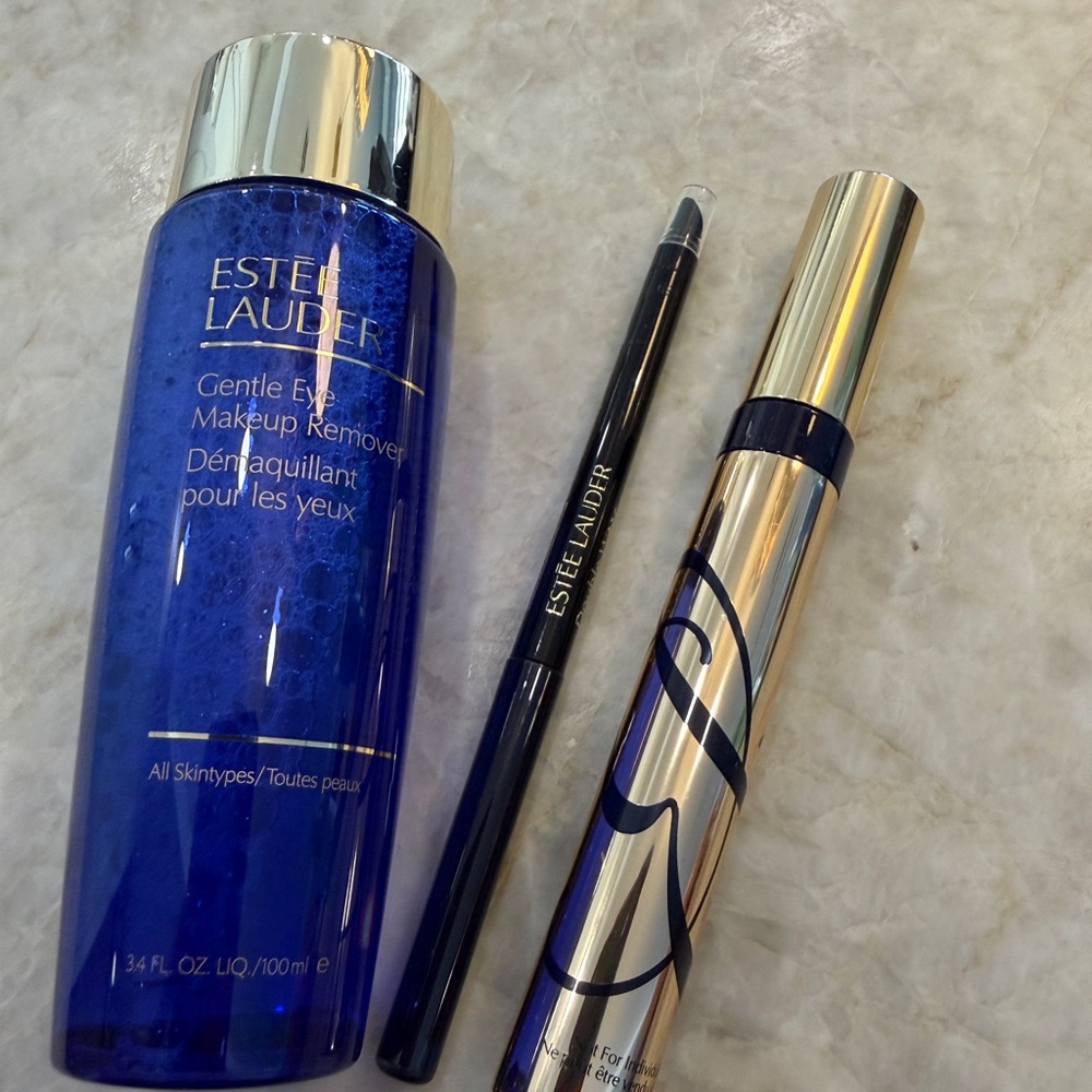 NEW Estée Lauder Eye Makeup Full Size Set eyeliner, mascara, eye makeup remover